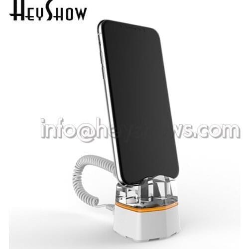 6PCS Mobile Phone Security Burglar Alarm System Display Stand Cellphone Anti Theft Device Holder For Apple,Huawei,Samsung,Xiaomi