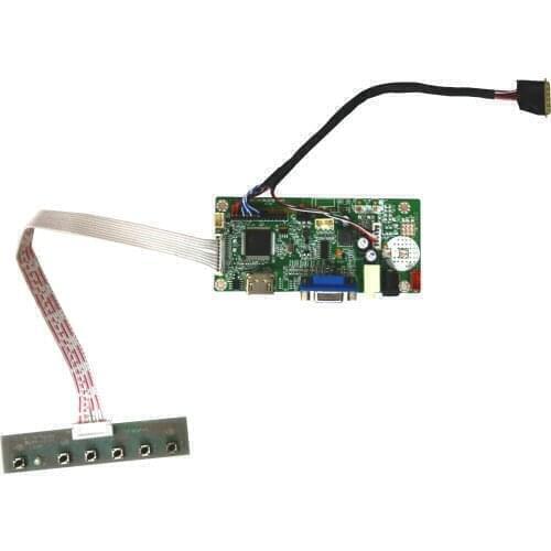 Free Shipping A58C HDMI VGA LVDS LCD Controller Board Kit For 15.6inch CLAA156WA11A 1366x768 LED Screen