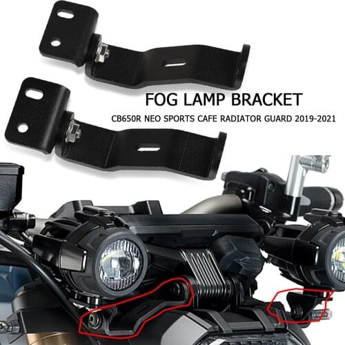 Motorcycle Accessories Fog Lights Mounting Bracket FOR Honda CB650R 2019 2020 2021 LED Auxiliary Fog Light Driving Lamp CB 650R