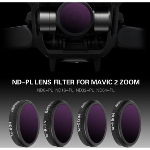 Drone Filter ND8/ND16/ND32 ND64-PL Neutral Density With Polarizing Filters Set For DJI Mavic 2 Zoom Optical Glass Lens Accessory