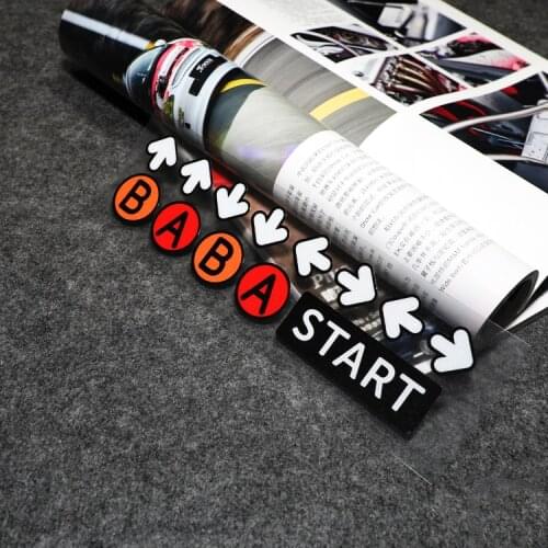 Car Styling Vinyl Auto Body Window Tail Sticker Decals for Classic Game FC Button START