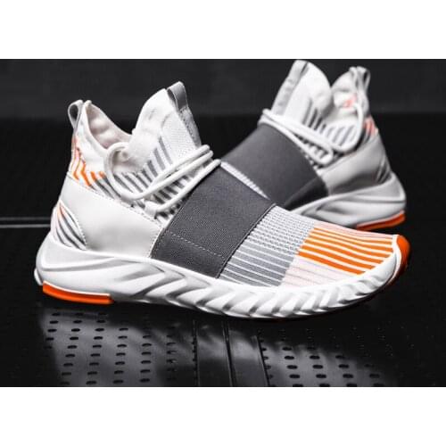 Booming Size 39-44 Hot Sale New Outdoor Men Running Shoes Comfortable Men Jogging High-quality Lace-up Mesh Athletic Sneakers