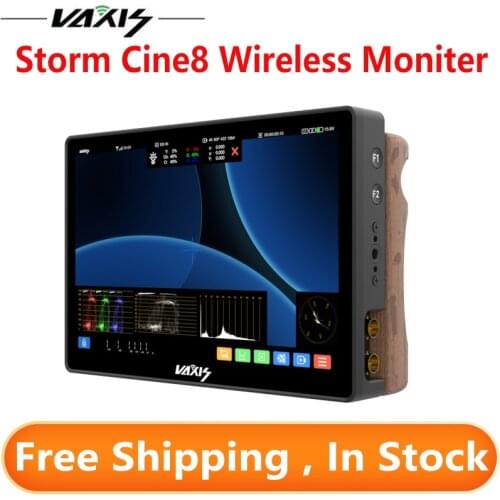 Vaxis Storm Cine8 Wireless Moniter Wireless Follow - Focus Monitor Handheld Monitor Highlighted Display