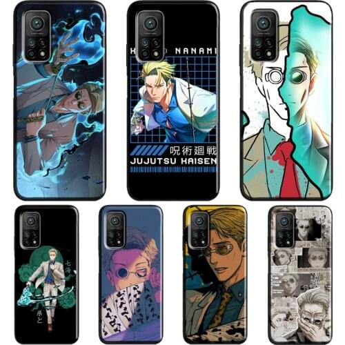 Kento Nanami Jujutsu Kaisen Case For Xiaomi Mi 11 Ultra 9 10 Lite Mi 10T Pro Note 10 Lite Cover For POCO X3 Pro M3 F3