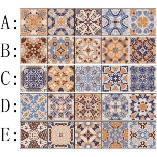 100*20cm Retro PVC Wall Sticker Decorative Wall Stickers Home Bedroom Kitchen Decoration Accessories DIY Art Wallsticker