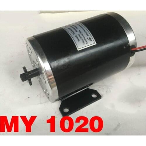 DC36V/48V 1000W 3000rpm MY1020 Permanent magnet brush motor T8F sprocket Scooter/electric vehicle DIY accessory motor