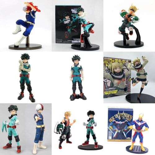 Anime My Hero Academia Figure PVC Age of Heroes Figurine Midoriya Deku Bakugou Katsuki Action Collect Model Decorations Doll