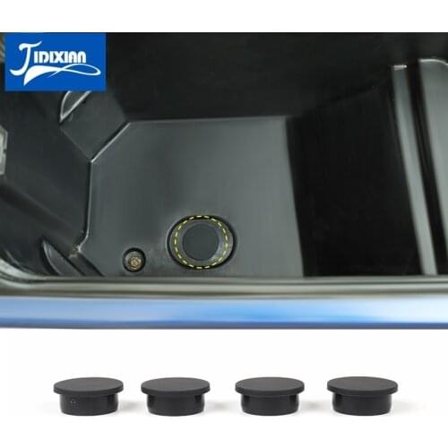 JIDIXIAN Car Trunk Storage Side Waterproof Rubber Plug Cover for Dodge Ram 2010 2011 2012 2013 2014-2017 Interior Accessories