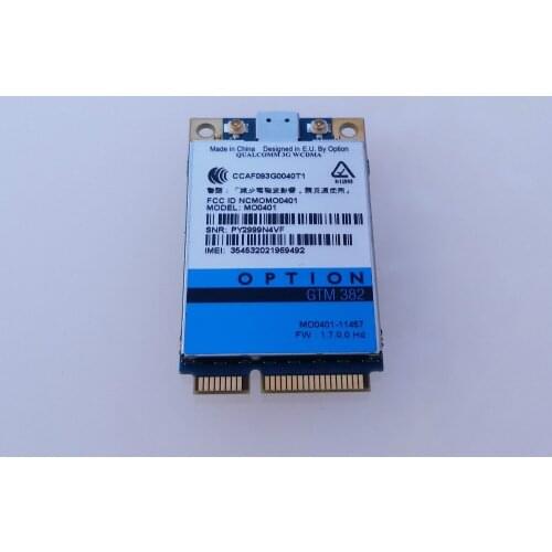Card for Option GTM382 HSDPA EDGE GPS Mini PCI-E 3G WWAN Wifi Wireless Card