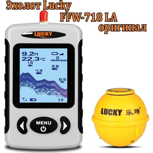LUCKY FFW718 LA Wireless Fish Finder LUCKY FFW718LA, 45M/135FT Fishfinder for Lake Sea River