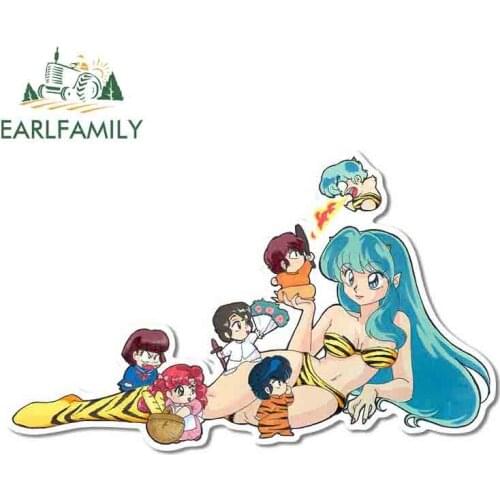 EARLFAMILY 13cm x 8cm for Gallery LUM Car Bumper Window Stickers Waterproof Scratch-proof Sticker Decoration Car Decals