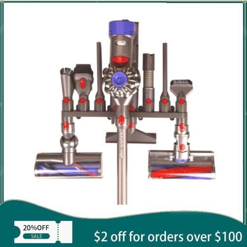 For Dyson V6 V7 V8 V10 v11 Vacuum Cleaner Brush Head Dyson Hanger Vacuum Cleaner Accessories Suction Head Wall Mount