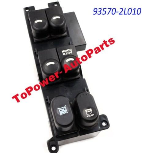 NEW Car Power Window Lifter Main Control Switch Drivers Side Front Left 93570-2L010 for 2008-2011 Hyundaii i30 i30CW 935702L010