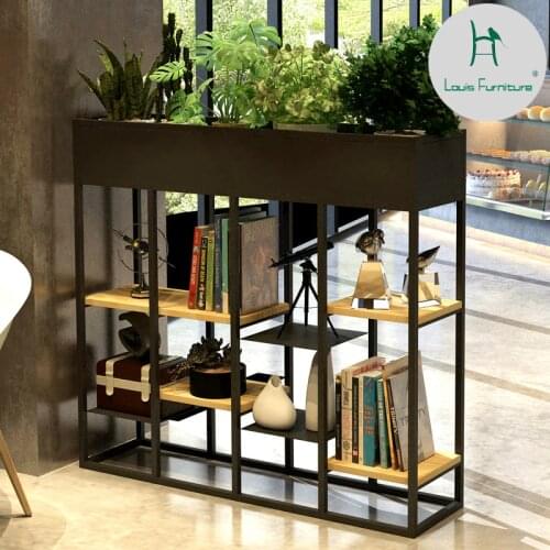 Louis Fashion Plant Shelves Nordic Partition Flower Rack Green Lace Balcony Decoration Landing Flower Multi Storey Interior