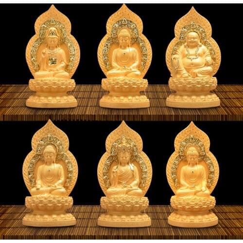 Rongsha Jin Guanyin Buddha Statues, Tibetan Kings, Resin Crafts, Buddhist Supplies, Chinese Ornaments Home Decoration