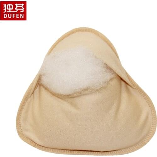 Triangular Cotton Breast Form Enhancemen Breathable Artificial Fake Boob Women Breast Cancer Small Flat Chest Favorite