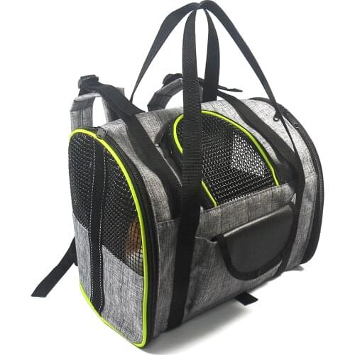 Breathable Pet Backpack Pet Carrier Bag Folding Bag Dog Out Cat Out Bag Portable Shoulder Bag