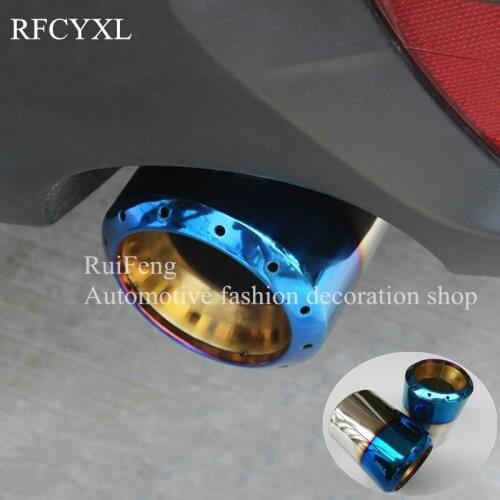 Stainless steel Auto Exhaust Muffler Tip For Mazda 6 GH 2008-2012 Modified Car Rear Tail Throat Liner Accessories