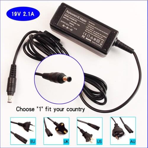 19V 2.1A Laptop Ac Adapter Battery Charger for Samsung ADP-40NH D CPA09-002A AD-4019S AA-PA2N40W/US ADP-40MB AB