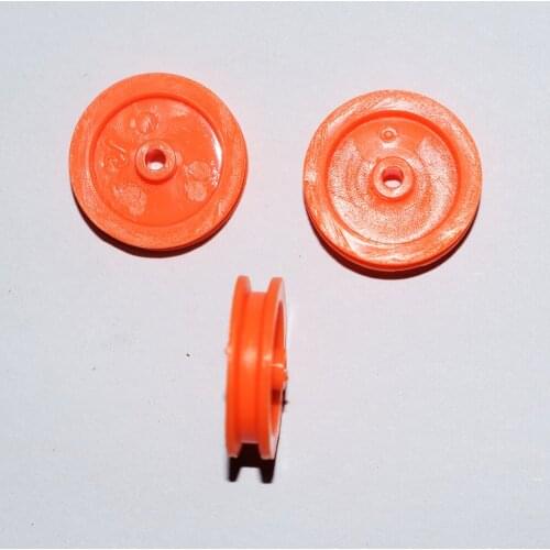 10/100pcs 2x16.8mm pulley / Technology small production model / plastic gear wheel/toy part/Technology model parts 16.82A