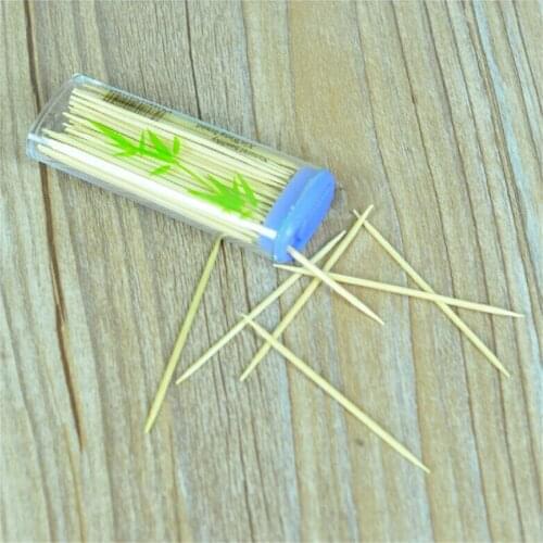 3pcs/lot Bamboo Oral Natural Toothpick Care Hygiene Portable Creative Environmental Protection Toothpick Bulk