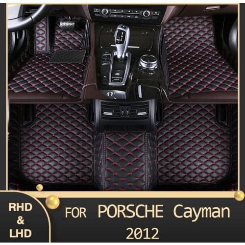MIDOON Car floor mats for Porsche Cayman 2012 Custom auto foot Pads automobile carpet cover