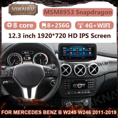 Android 11.0 8+256G car radio for Mercedes Benz B w245 W246 2011-2019 multimedia Player GPS Navigation HD IPS Screen Head Unit