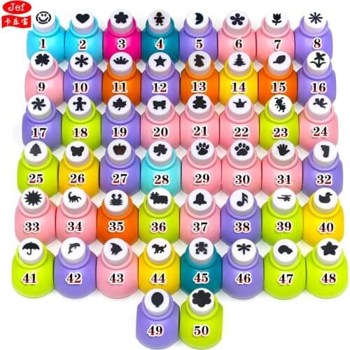 Hot Sale 10mm 30pcs/lot Craft Paper Punch Shaper Scrapbooking Punches Novelty Scrapbook Tools Children DIY Toy Mini Paper Punch