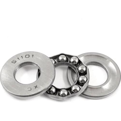 Hot Sale 51101 Thrust Ball Bearing Carbon Steel Silver 12 x 26 x 9 mm