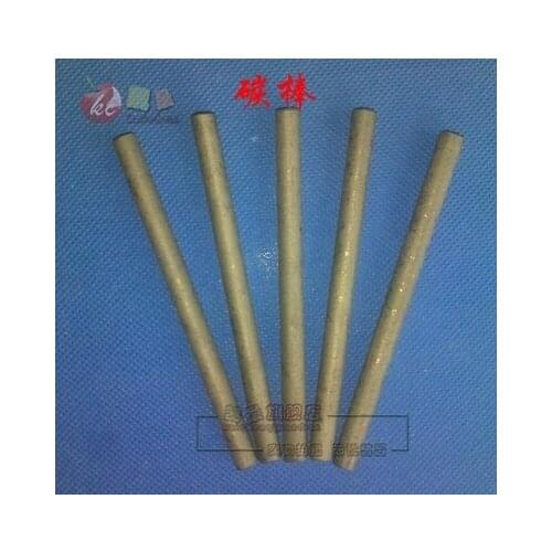 Carbon rod Electrode conducting rod graphite rod Physical electrical apparatus The teaching instrument 10pcs free shipping