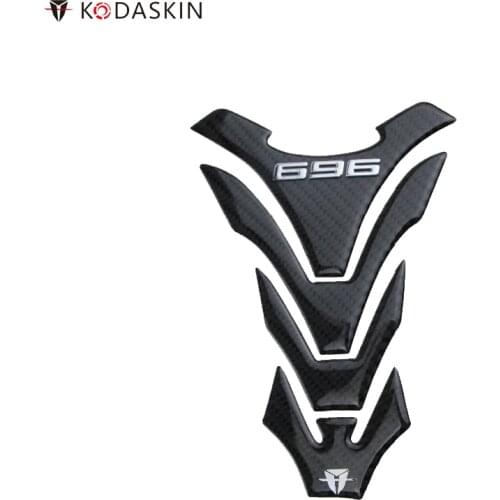 KODASKIN Motorcycle Tank Pad Decal Protector Stickers Emblems fit for Ducati Monster 696