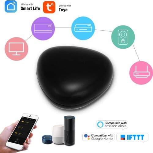WiFi-IR Remote Control Hub Wi-Fi Enabled Infrared Universal Remote Controller For Air Conditioner TV Using Tuya Smart Life APP