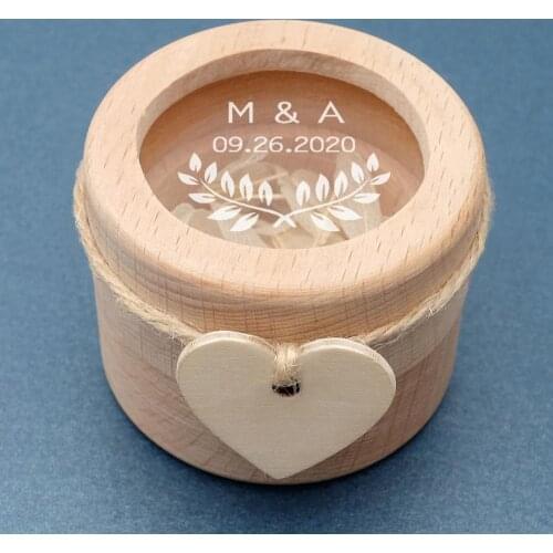 Wedding Ring Box,Rustic Ring Bearer Box,Engagement Ring Box,Custom Ring Holder,Engraved Ring Box,Wedding Decor