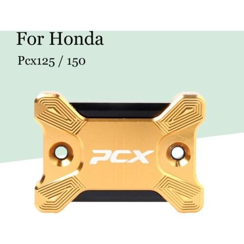 For Honda Motorcycle Pcx150 Aluminum Alloy Front Brake Upper Pump Cover Pcx125 Modified Oil Kettle Cover Accessories
