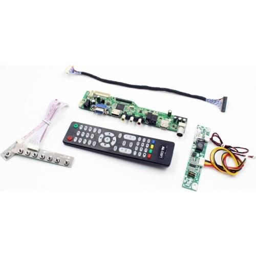 M6V5 LCD TV controller board with TV AV VGA Audio USB HDMI-Compatible for LM230WF3-SLK1 M236H1-L01 1920X1080 5v lcd panel diy