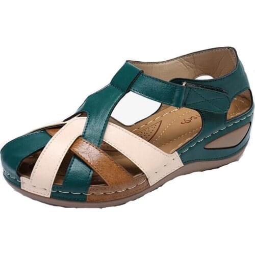 Fashion Women Sandals Waterproo Sli on Round Female Slippers Casual Comfortable Outdoor Fashion Sunmmer Plus Size Shoes Women