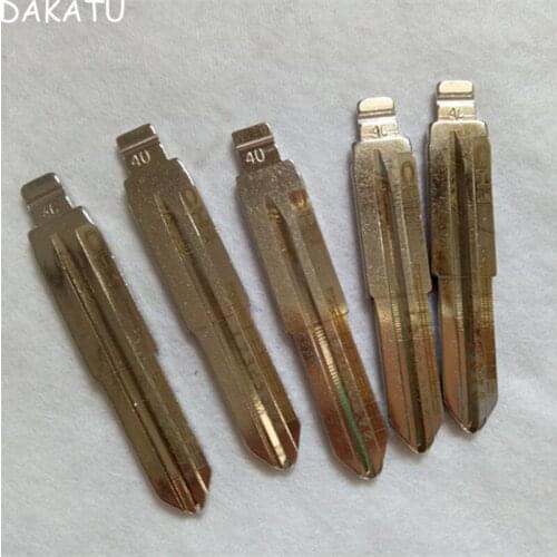 NO.40 CH1 Engraved Line Key Blade For Chevrolet Epica Captiva Scale Shearing Teeth Cutting Key Blank 2 IN 1