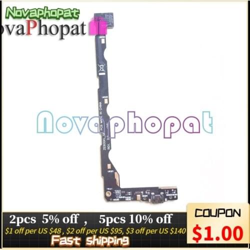 Novaphopat For ASUS Zenfone 2 Laser ZE600KL USB Dock Charging Charger Port Connector Flex Cable Replacement + Tracking