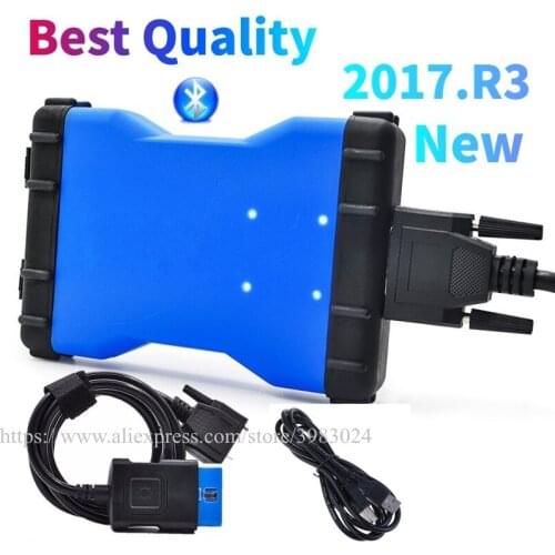 New Blue color VD DS150E CDP OBD 2017.R3 VCI Bluetooth for delphis diagnostic repair tool obd2 Scanner tcs pro plus Repair tool