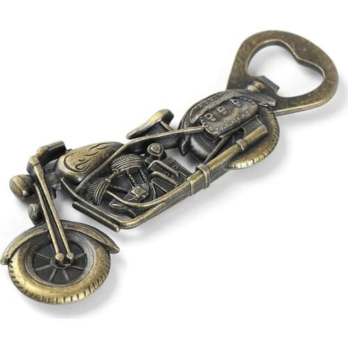 Newly Vintage Motorcycle Bottle Opener Creative Bottle Can Jar Lid Opener Gift for Bar Home Drinker