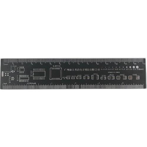 PCB creative multi-function ruler 15cmPCB drawing ruler Protractor PCB design and development special ruler