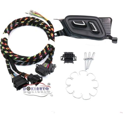Front Driver Passenger side Seat boss key button adjustment switch For AUDI A4 A5 A3 A6 A7 Q3 Q5 Q7 PASSAT TIGUAN GOLF