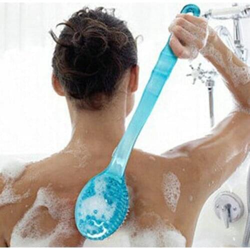 Long Handle Back Brush Back Body Bath Shower Sponge Scrubber Exfoliating Scrub Skin Massage Exfoliation Bathroom Set Accessories