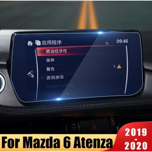 For Mazda 6 Atenza 2019 2020 Tempered Glass Car Navigation Screen Protector LCD Touch Display Film Protective Sticker