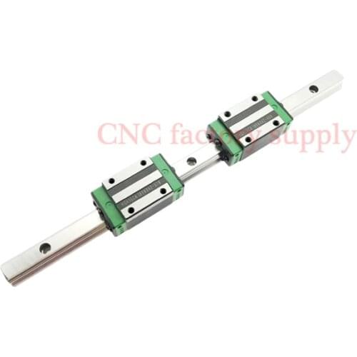 3D print parts CNC router linear guide Linear rail sliding 1pc HGR25-L-1000mm+2pcs HGH25CA carriage blocks for CNC parts