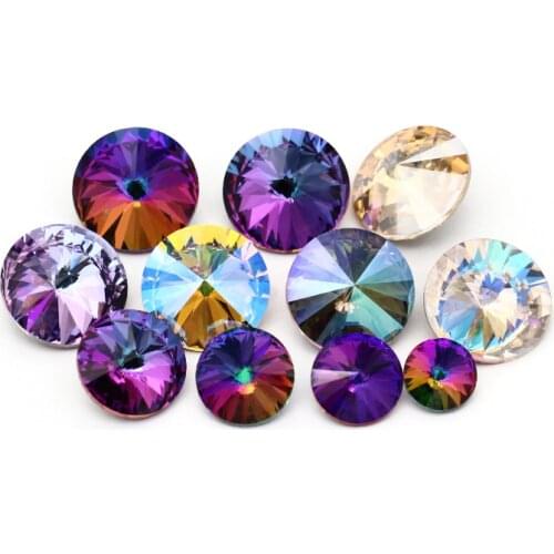 Astrobox New Rivoli Rhinestone Sew On Rhinestone Loose Beads DIY Jewelry Making Nail Art Rhinestone Clothing Accessories