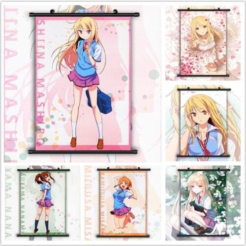 The Pet Girl of Sakurasou Shiina Mashiro Aoyama Nanami HD Print Wall Poster Scroll