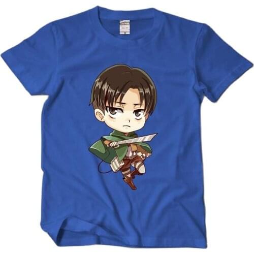 High-Q Unisex Attack on Titan cartoon cotton T-Shirt tees t shirt Attack on Titan breathable loose t-shirt tshirt tees