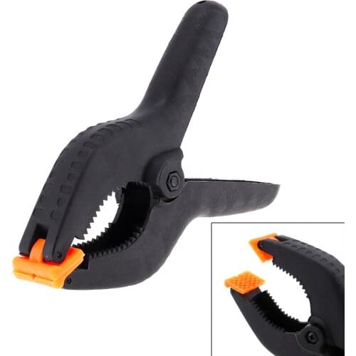 6 Inch Multifunction Nylon Spring Clamps Fixed Clip with A-type for Woodworking DIY Lighting Photo Studio Photography Plate