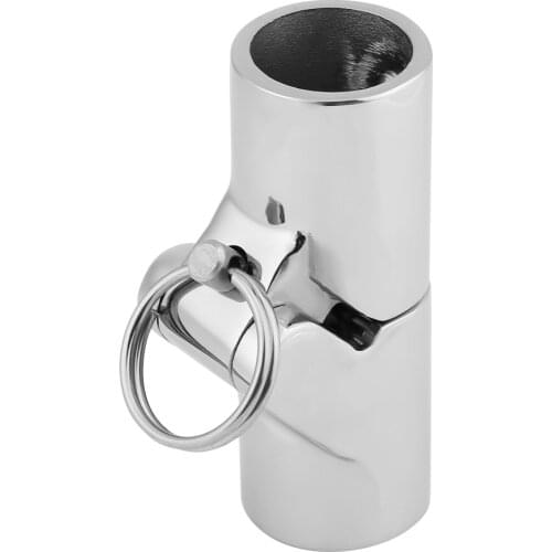 Marine Stainless Steel Folding Swivel Coupling Tube Pipe Connector Boat Hardware Fitting(25mm)Suitable For Folding Sun Canopies